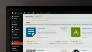 black flat screen computer monitor