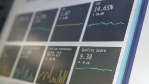 turned on monitoring screen