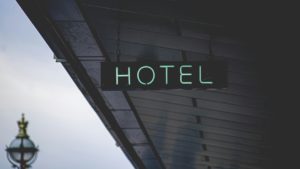 a street sign on a bridge